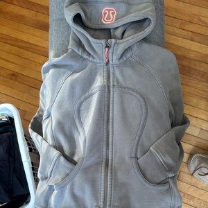 Gray lululemon Hoodie full-zip